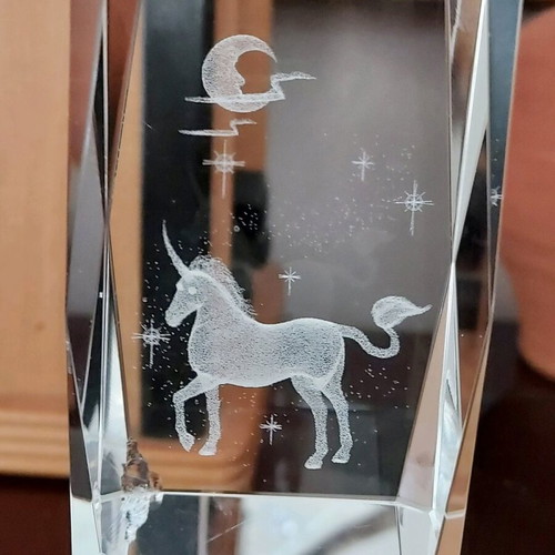 Decorative crystal pieces like new, set of 3