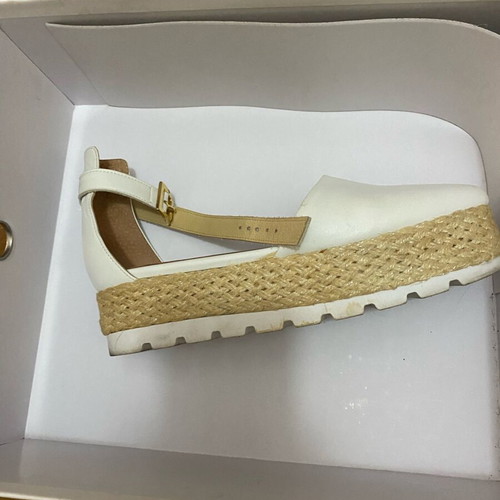 Chaniotakis espadrilles like new, white, size 37