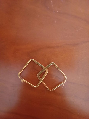 Steel earrings new that do not change color
