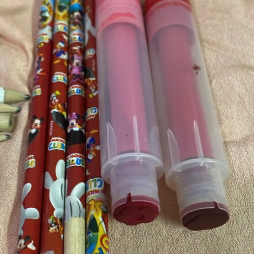 Pencils, erasers, markers, and toy stamps set new