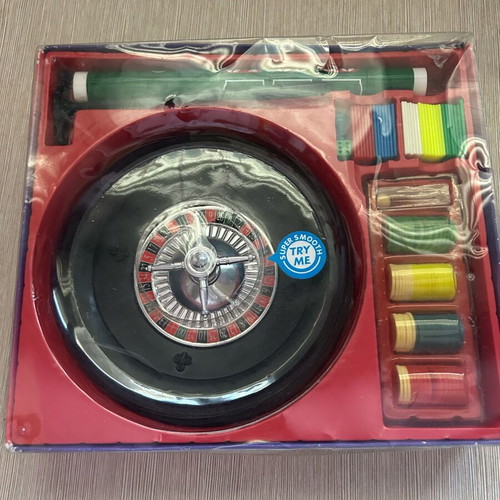 Small tabletop roulette used