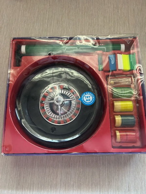 Small tabletop roulette used