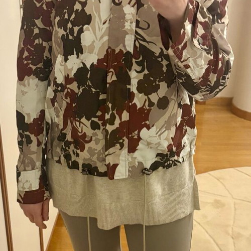 Zara jacket new, size M, beige and brown