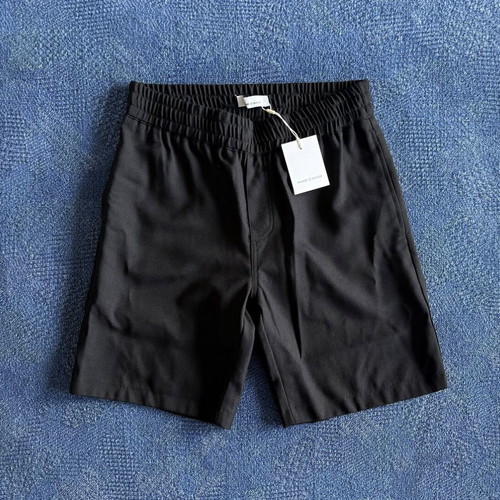 Samsøe Samsøe SMITH shorts, men's, black, size S, 45% wool