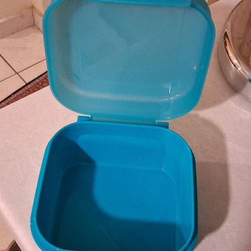 Tupperware Sinie 450ml turquoise like new