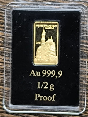 Fiji 5 Dollars 2017 Proof .999 Gold new in original capsule