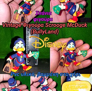 Scrooge McDuck Pvc Figure Vintage Φιγούρα Σκρούτζ Disney Αυθεντική Bullyland βαμμένη στο χέρι Πάπια Πλούσιος θείος Συλλεκτική Σπάνια Ιδιαίτερη όμορφη πόζα