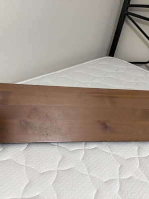 IKEA FJÄLLBO wall shelf, solid wood and metal, used