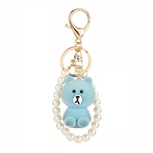 Cute Cartoon 3D Teddy Bear Keychain new