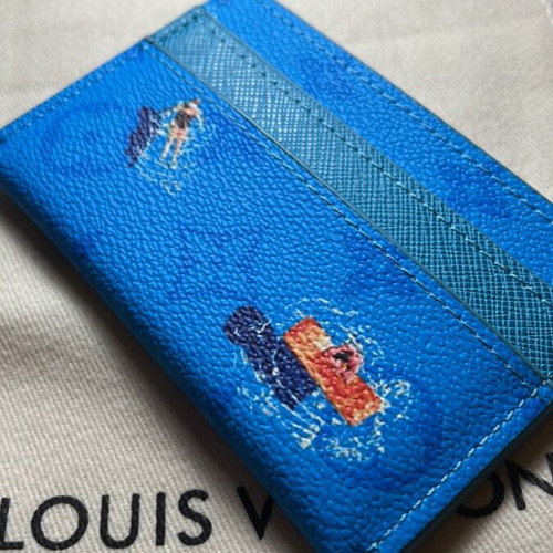 Louis Vuitton wallet new, blue