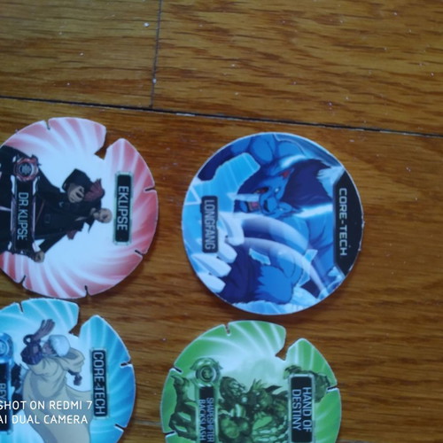Monsuno caps used, pack of 6, 2013