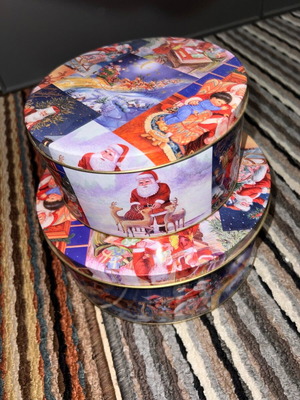 Christmas boxes vintage set like new
