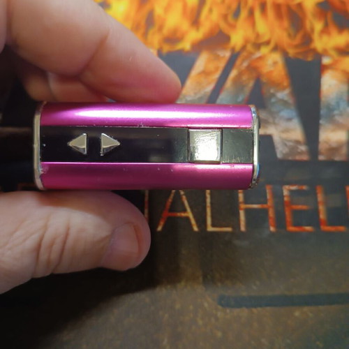 Mas Mini Box Mod by Nobacco used, pink with charger