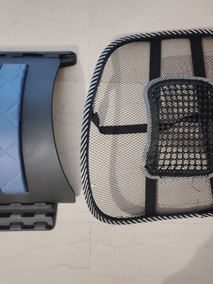 Back relaxation device and chair support used for back relief