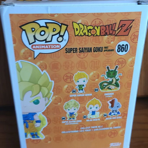 Dragonball Z Super Saiyan Goku 860 Funko Pop used