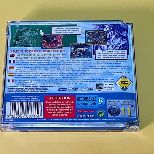 JoJo’s Bizarre Adventure Sega Dreamcast new, fighting game