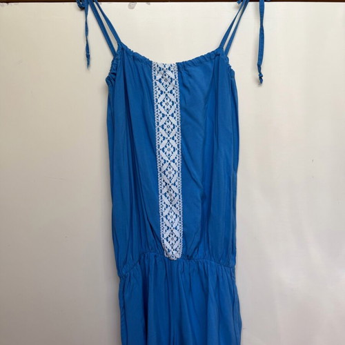 Regalinas blue one-piece like new, size small