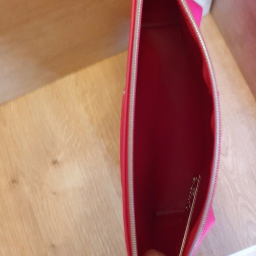 Lancome toiletry bag new pink leatherette
