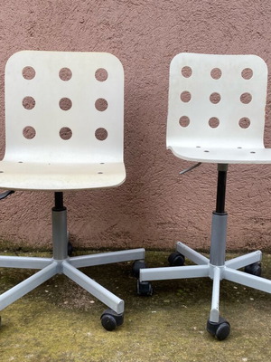 IKEA office chairs like new, set of 2, one large and one small