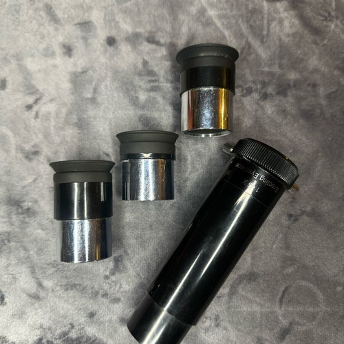 Bresser Skylux 70/700 telescope used with tripod and eyepieces