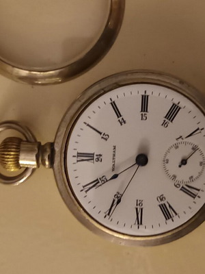 Waltham pocket watch vintage used, American 1890 model