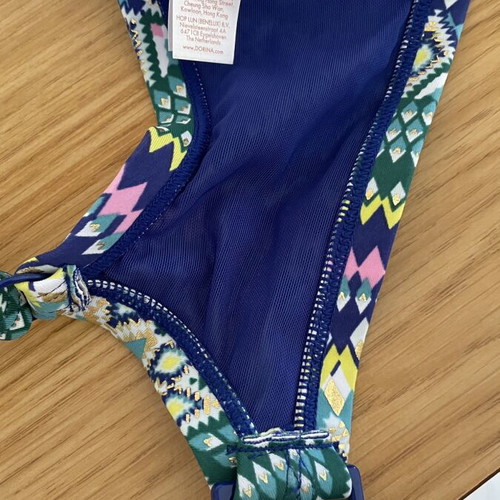 Dorina Veracruz plus size bikini top 90G, multicolor Aztec pattern