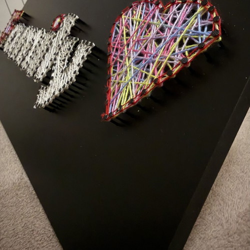 String art painting Family custom made