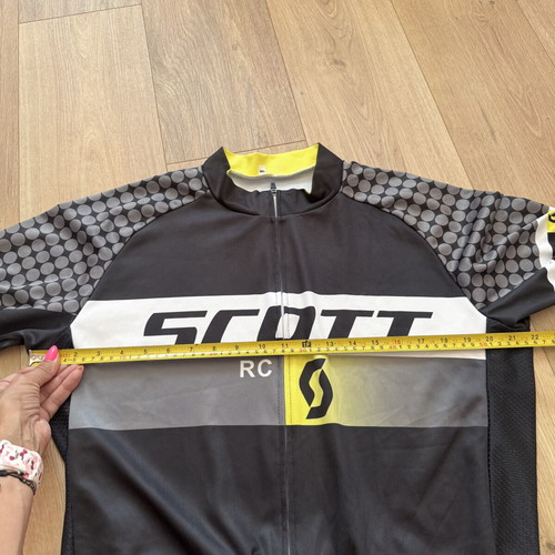 Scott RC PRO ProTec Full Zip Cycling Jersey Top XXL like new, black