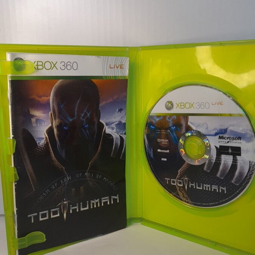 Too Human Xbox 360 game, English version, complete with manual