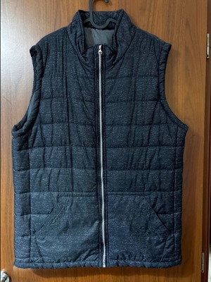 Men's sleeveless vest anthracite like new, size XL