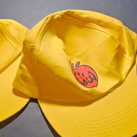 Sports hats new, set of 3, black and yellow