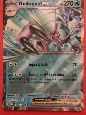 Golisopod ex Holo Pokemon Paradox Rift new