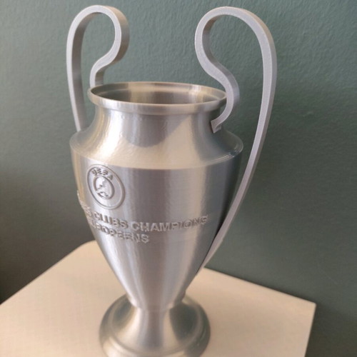 Champions League trophy new from 3d printer, 19 cm height