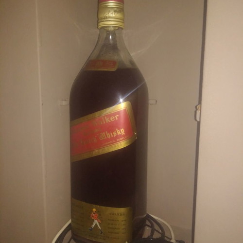 Johnie Walker 5lt bottle used, empty, collectible