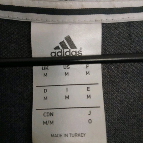 Manchester United Polo Shirt grey Medium like new Adidas 2021