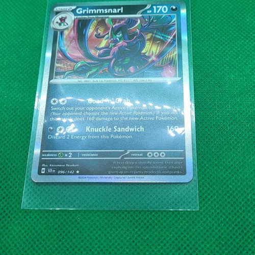 Grimmsnarl 096/142 Stellar Crown Holo Rare Pokemon Card new