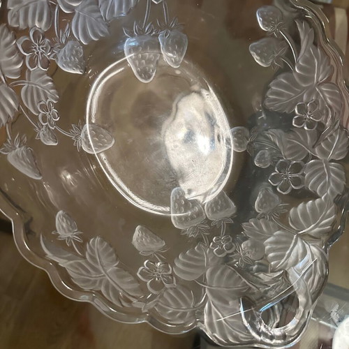 Crystal fruit bowl Costa Boda new