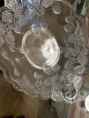 Crystal fruit bowl Costa Boda new