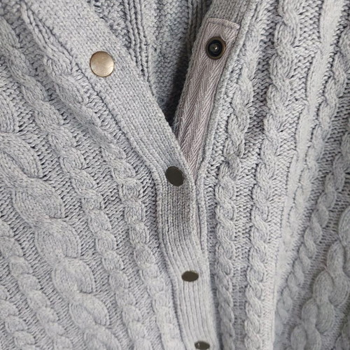Zara cardigan used, cotton spring, gray, size S