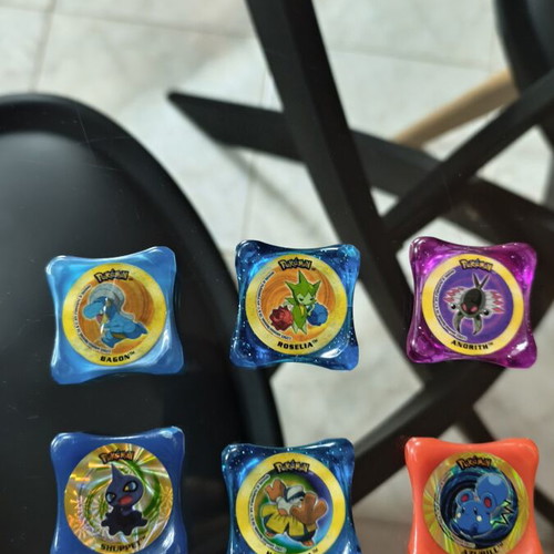 Pokemon square tokens lot used