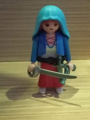 Playmobil Woman Revolution 1821 like new, custom