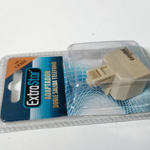 ExtraStar Telephone Line Splitter Adapter RJ11 new