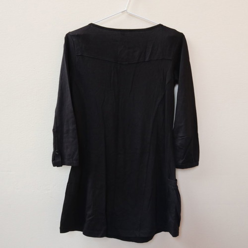 Black long blouse Pink Woman used, size s/m