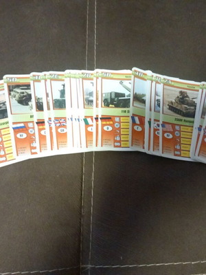 Quartet card game used, set of 28 cards