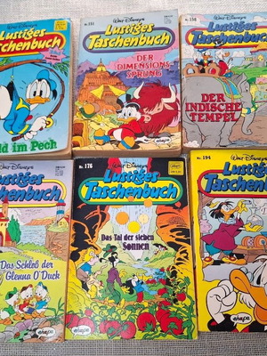 Lustiges Taschenbuch κόμικ μεταχειρισμένα, σετ 6 στα γερμανικά