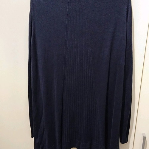 Spring cardigan blue thin knitted long Marks & Spencer like new