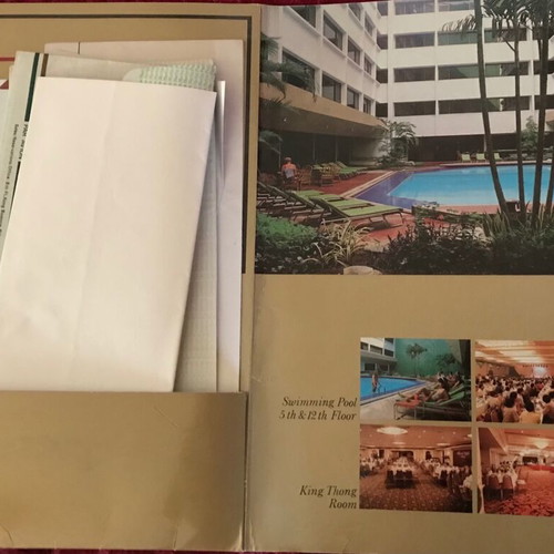 Vintage Collectible Letter Sets from Thailand and Singapore 1988 mint