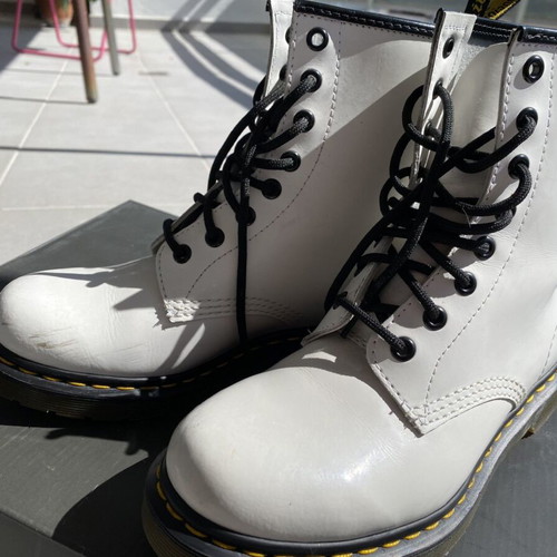 Dr.Martens boots used, white, size 38