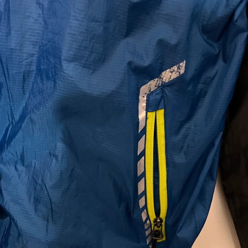 Admiral Men's Blue Jacket with Yellow Details Size S Like New