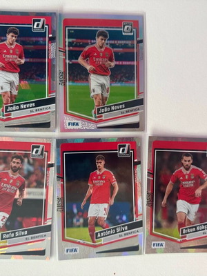 Κάρτες Panini Soccer SL Benfica 2023-24, πακέτο 5 καινούργιες
